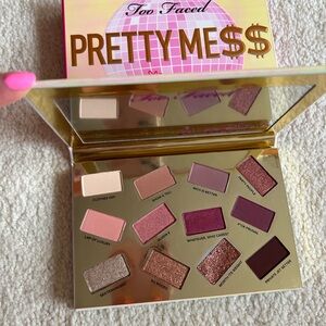 FINAL SALE Too Faced Pretty Mess Eyeshadow Palette - limited edition